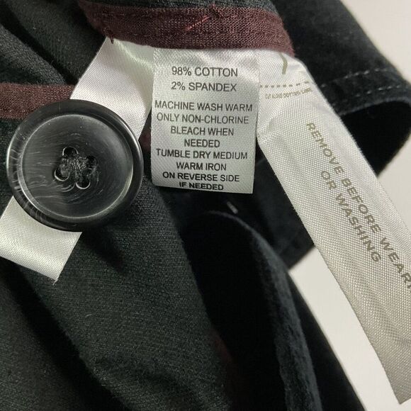 LOFT Women's Black Velvet Blazer Jacket Size 10, 98% cotton/2% spandex, Pockets - Picture 7 of 9